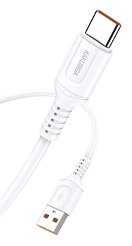 ΚΑΛΩΔΙΟ USB TO C KAKUSIGA καλώδιο USB-C σε USB KSC-805, 3A, 480Mbps, 1m, λευκό