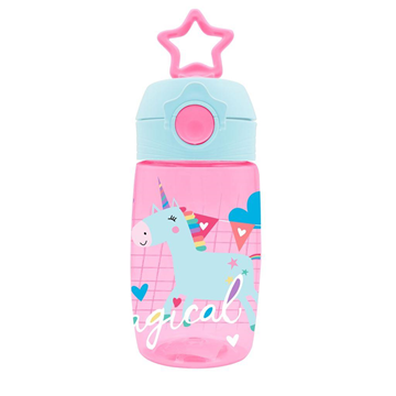 ΠΑΓΟΥΡΙ Νηπίου PCTG Must Team 400ml με Καλαμάκι και Αστέρι 4 Σχέδια