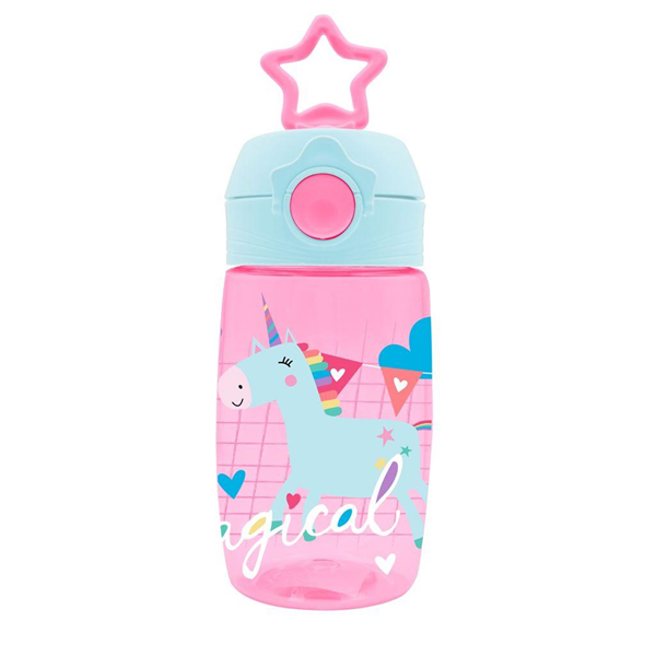 ΠΑΓΟΥΡΙ Νηπίου PCTG Must Team 400ml με Καλαμάκι και Αστέρι 4 Σχέδια