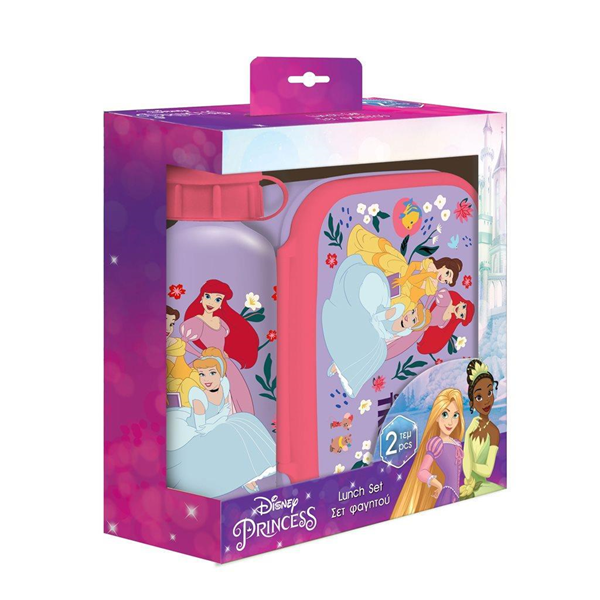 ΣΕΤ ΦΑΓΗΤΟΥ Disney princess ΜΕ ΦΑΓΗΤΟΔΟΧΕΙΟ 800 ML - ΠΑΓΟΥΡΙ ALOYMINIOY 500 ML 000564405