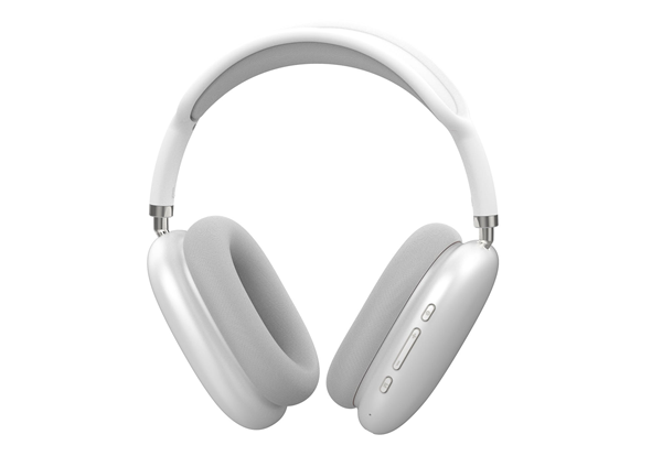 ΑΚΟΥΣΤΙΚΑ ΚΕΦΑΛΗΣ PLATINET WIRELESS WITH MIC BLUETOOTH SLIM STYLE SILVER-WHITE [46099]