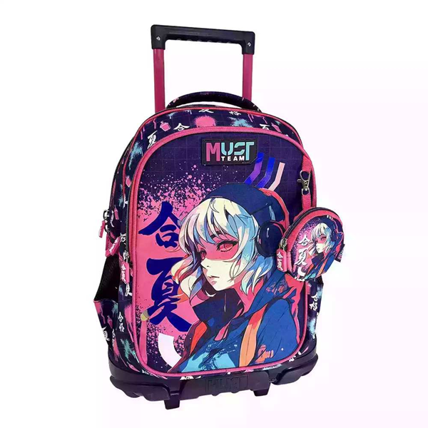 ΤΣΑΝΤΑ ΤΡΟΛΕΥ ΔΗΜΟΤΙΚΟΥ ΑΝΙΜΕ 34X20X44EK. 3ΘΗΚΕΣ ΧΕΡΟΥΛΙ 000586807