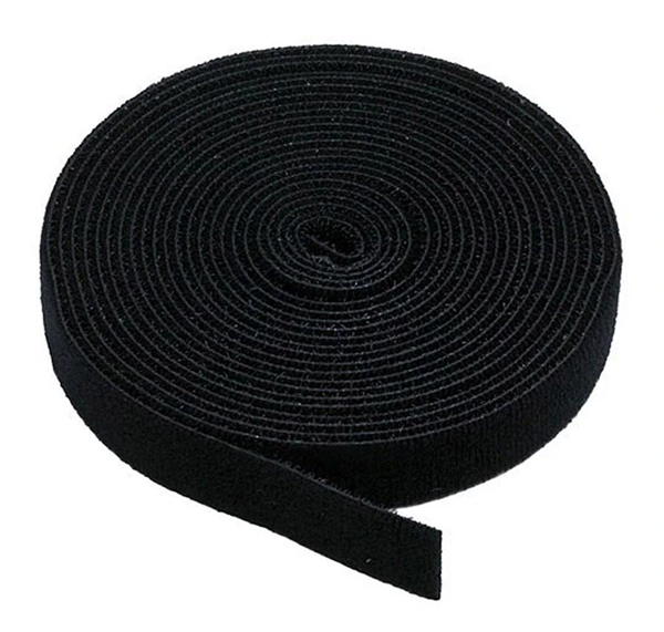 Ταινία τύπου velcro TIES-002 13mm, 3m, μαύρη