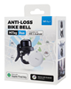SMART TAG MILI κουδούνι ποδηλάτου με smart tag MiTag Duo, iOS & Android, Bluetooth tracker, μαύρο/λευκό