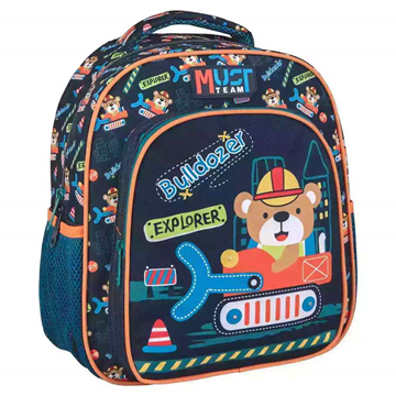 ΤΣΑΝΤΑ ΠΛΑΤΗΣ ΝΗΠΙΟΥ 27Χ10Χ31 2ΘΗΚΗ BULLDOZER MUST TEAM 000588220