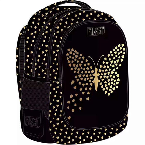 ΤΣΑΝΤΑ ΠΛΑΤΗΣ ΔΗΜΟΤΙΚΟΥ GOLD BUTTERFLY 3 ΘΗΚΕΣ  32Χ43Χ18cm 000586521