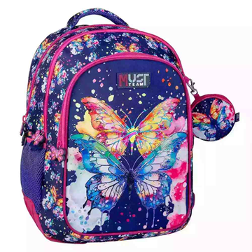 ΤΣΑΝΤΑ ΠΛΑΤΗΣ ΔΗΜΟΤΙΚΟΥ BUTTERFLY 3 ΘΗΚΕΣ  32Χ43Χ18cm 000586192