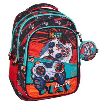 ΤΣΑΝΤΑ ΠΛΑΤΗΣ ΔΗΜΟΤΙΚΟΥ LETS PLAY  3 ΘΗΚΕΣ  32Χ43Χ18cm 000586172