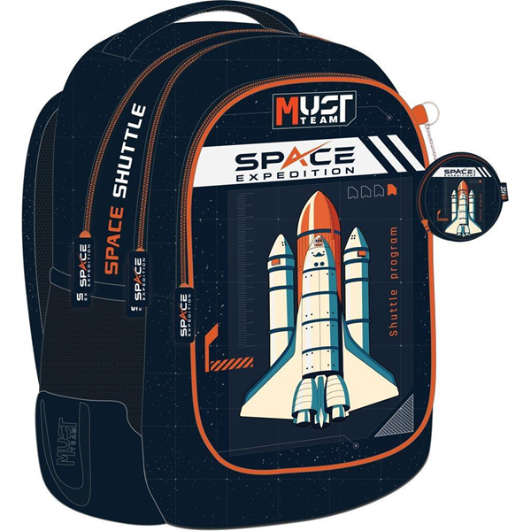 ΤΣΑΝΤΑ ΠΛΑΤΗΣ ΔΗΜΟΤΙΚΟΥ SPACE SHIP 3 ΘΗΚΕΣ  32Χ43Χ18cm 000586239
