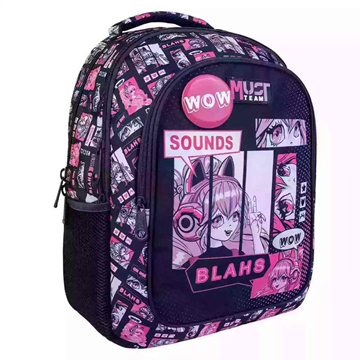 ΤΣΑΝΤΑ ΠΛΑΤΗΣ ΔΗΜΟΤΙΚΟΥ MUST TEAM XPRESSION ANIME 3 ΘΗΚΕΣ  32Χ43Χ18cm 000586653