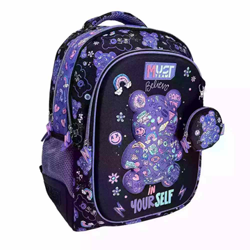 ΤΣΑΝΤΑ ΠΛΑΤΗΣ ΔΗΜΟΤΙΚΟΥ MUST TEAM GUMMY BEAR 3 ΘΗΚΕΣ  32Χ43Χ18cm 000586266