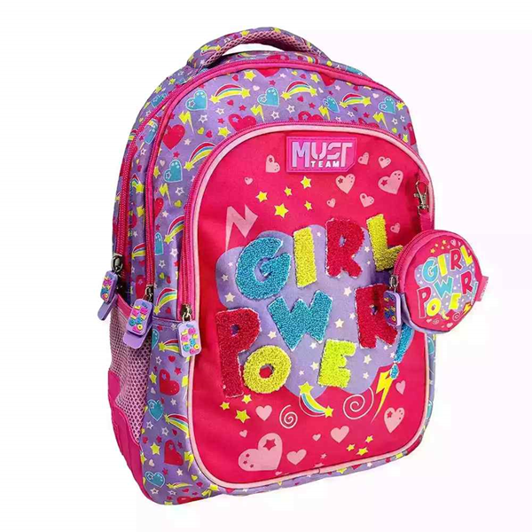 ΤΣΑΝΤΑ ΠΛΑΤΗΣ ΔΗΜΟΤΙΚΟΥ MUST TEAM GIRL POWER 3 ΘΗΚΕΣ  32Χ43Χ18cm 000586278