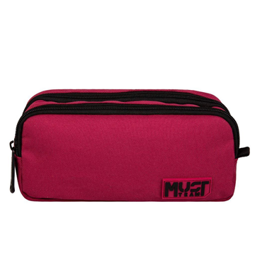 ΚΑΣΕΤΙΝΑ MUST TEAM MONOCHROME 21X6X9EK 2 ΘΕΣΕΩΝ ΜΠΟΡΝΤΩ ΜΕ ΜΑΥΡΟ 000586405