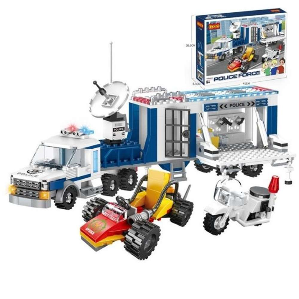 ΤΟΥΒΛΑΚΙΑ GOGO ΝΤΑΛΙΚΑ ΑΣΤΥΝΟΜΙΑΣ ΜΕ 2 ΟΧΗΜΑΤΑ 406TEM  41x30x6cm  +6ΕΤΩΝ