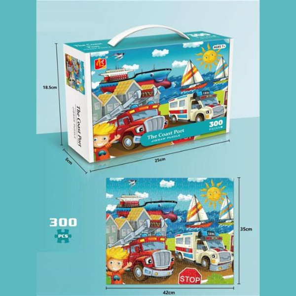 ΠΑΖΛ 300ΤΕΜ ΖΩΑ ΑΓΡΙΑ 42Χ35ΕΚ ΣΕ ΚΟΥΤΙ 25Χ19Χ5ΕΚ  0140280