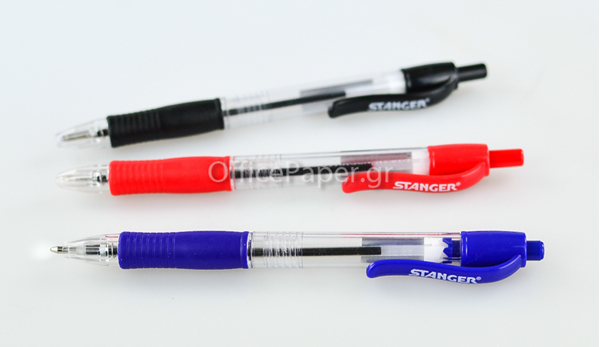 ΣΤΥΛΟ STANGER SOFTGRIP-ΚΟΥΜΠΙ MEDIUM 1,0 ΜΠΛΕ