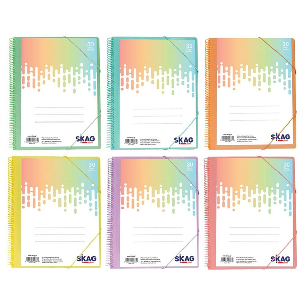 ΣΟΥΠΛ 30Φ SKAG Α4 ΜΑΥΡΟ ΕΞΩΦΥΛΛΟ  Νο 292658