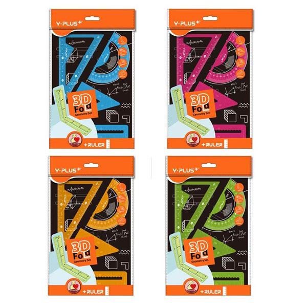 ΓΕΩΜΕΤΡΙΚΟ ΣΕΤ Υ-ΠΛΘΣ 4 TMX 3D FOLD 30εκ. RS190200