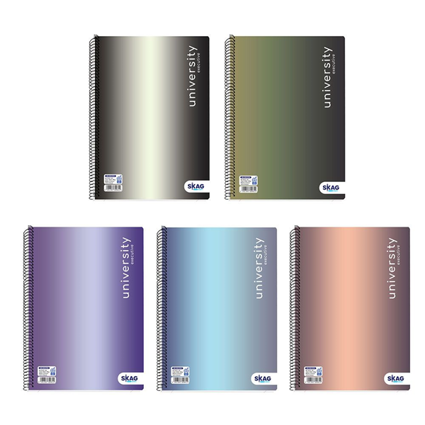 ΤΕΤΡΑΔΙΟ ΣΠΙΡΑΛ UNIVERSIΤΥ PP 17X25 2 ΘΕΜΑTA  Νο9322