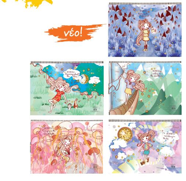 ΜΠΛΟΚ ΖΩΓΡΑΦΙΚΗΣ PEPITTA 21X29cm A4 40Φ ΔΙΑΦΟΡΑ ΕΞΩΦΥΛΛΑ