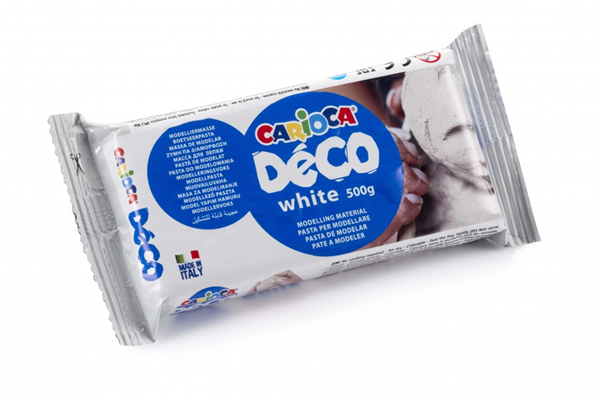 ΠΗΛΟΣ CARIOCA DECO 500gr ΛΕΥΚΟΣ