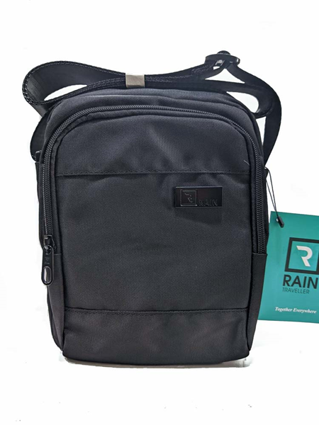 ΤΣΑΝΤΑΚΙ ΩΜΟΥ RAIN 5Χ18XY23cm ΜΑΥΡΟ ΠΟΛΥΕΣΤΕΡ RCB 2000 2023