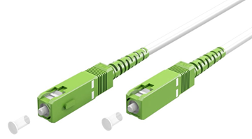 ΚΑΛΩΔΙΟ ΟΠΤΙΚΗΣ ΙΝΑΣ GOOBAY SC-APC 59658, Singlemode OS2, 1m, κίτρινο