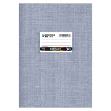 ΤΕΤΡΑΔΙΟ ΡΙΓΕ COLOR-LINE ΓΚΡΙ Α4 21Χ29cm  40Φ 80g ΕΛΛΗΝΙΚΟ ΠΡΟΙΟΝ 2412