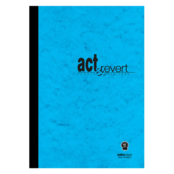 ΤΕΤΡΑΔΙΟ ΚΟΛΛΗΤΟ ACT & REVERT FLEX BOOK 360ο 17Χ25ΕΚ 2 ΘΕΜΑΤΑ