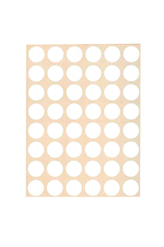 ΕΤΙΚΕΤΕΣ ΑΤΥΠΩΤΕΣ +EFO ΣΤΡΟΓΓΥΛΕΣ Φ18mm  Νο35 ΠΑΚ.40Φ ΛΕΥΚ