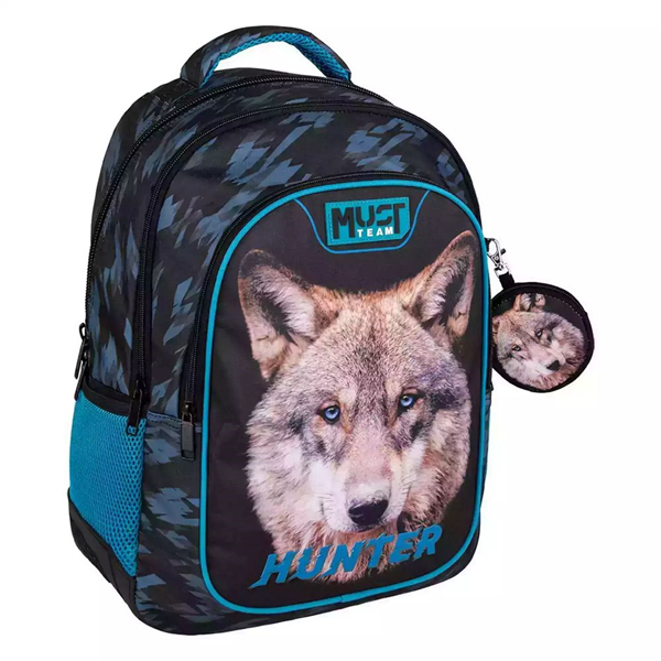ΤΣΑΝΤΑ ΠΛΑΤΗΣ ΔΗΜΟΤΙΚΟΥ MUST TEAM WOLF 3 ΘΗΚΕΣ  32Χ43Χ18cm 000571021