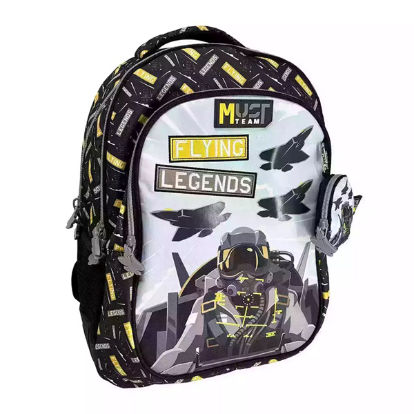 ΤΣΑΝΤΑ ΠΛΑΤΗΣ ΔΗΜΟΤΙΚΟΥ MUST TEAM FLYING LEGENDS 3 ΘΗΚΕΣ  32Χ43Χ18cm 000586792