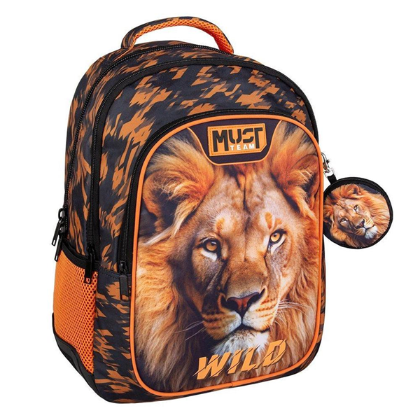 ΤΣΑΝΤΑ ΠΛΑΤΗΣ ΔΗΜΟΤΙΚΟΥ MUST TEAM LEON ORANGE 3 ΘΗΚΕΣ  32Χ43Χ18cm 000571022