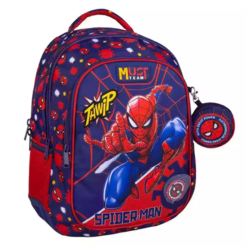 ΤΣΑΝΤΑ ΠΛΑΤΗΣ ΔΗΜΟΤΙΚΟΥ MUST TEAM SPIDERMAN 3 ΘΗΚΕΣ  32Χ43Χ18cm 00508500