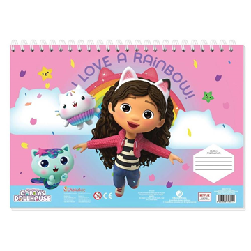 ΜΠΛΟΚ ΖΩΓΡΑΦΙΚΗΣ MUST TEAM GABBYS DOLLHOUSE 23X33cm A4 40Φ ΜΕ ΣΤΕΝΣΙΛ ΚΑΙ ΑΥΤΟΚΟΛΛΗΤΑ 000574110