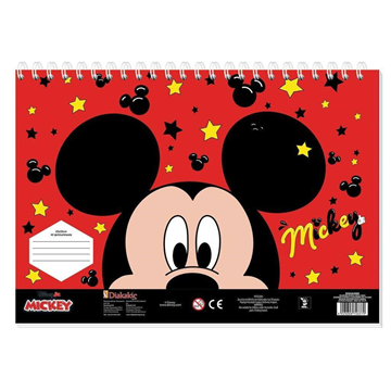 ΜΠΛΟΚ ΖΩΓΡΑΦΙΚΗΣ MUST TEAM MICKEY 23X33cm A4 40Φ ΜΕ ΣΤΕΝΣΙΛ ΚΑΙ ΑΥΤΟΚΟΛΛΗΤΑ 000564989