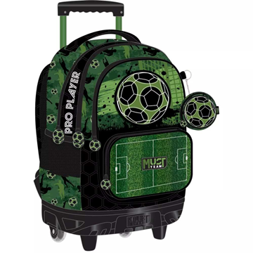 ΤΣΑΝΤΑ ΤΡΟΛΛΕΥ ΔΗΜΟΤΙΚΟΥ MUST TEAM PRO PLAYER 3 ΘΗΚΕΣ  34Χ45Χ20cm 000586800