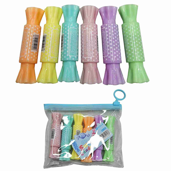 ΥΠΟΓΡΑΜΜΙΣΤΗΣ ΚΑΡΑΜΕΛΕΣ  ΣΕΤ 6 ΤΕΜΑΧΙΩΝ 6 ΧΡΩΜΑΤΑ 60-877