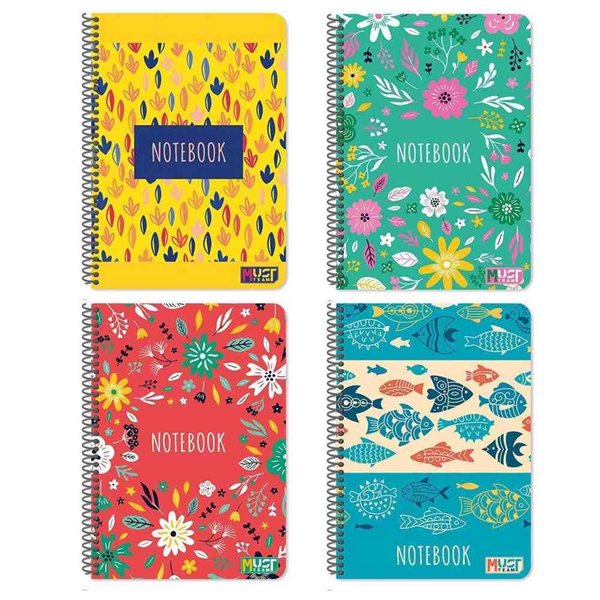 ΤΕΤΡΑΔΙΟ ΣΠΙΡΑΛ 17Χ25 2ΘΕΜ 60Φ MUST TEAM VIBES 2ΣΧ. 000586606 2025