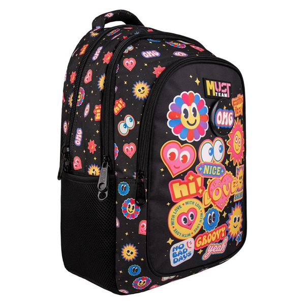 ΤΣΑΝΤΑ ΠΛΑΤΗΣ ΔΗΜΟΤΙΚΟΥ MUST TEAM XPRESSION STICKERS 3 ΘΗΚΕΣ  32Χ43Χ18cm 000586655