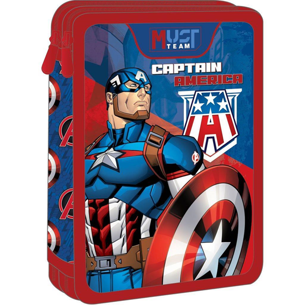 ΚΑΣΕΤΙΝΑ ΔΙΠΛΗ ΓΕΜΑΤΗ MUST 15X5X21 CAPTAIN AMERICA 000506307
