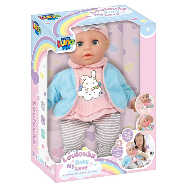 ΜΩΡΟ LOULOUKA 35EK. LUNA TOYS ME ΑΞΕΣΟΥΑΡ ΚΑΙ ΗΧΟ 000622796