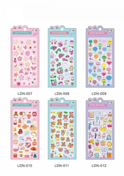 ΑΥΤΟΚΟΛΛΗΤΑ ΚΡΥΣΤΑΛΙΝΑ ΣΧΕΔΙΑ 3Δ  ΣΕ ΚΑΡΤΑ 9Χ20ΕΚ. ΔΙΑΦΟΡΑ ΣΧΕΔΙΑ 13-1507