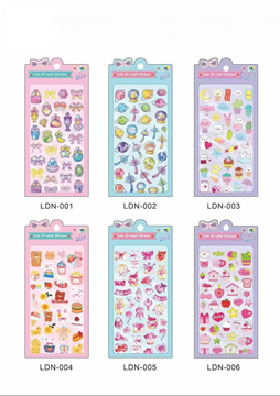 ΑΥΤΟΚΟΛΛΗΤΑ ΚΡΥΣΤΑΛΙΝΑ ΣΧΕΔΙΑ 3Δ  ΣΕ ΚΑΡΤΑ 9Χ20ΕΚ. ΔΙΑΦΟΡΑ ΣΧΕΔΙΑ ΖΩΑΚΙΑ 13-1506