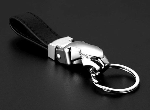 ΜΠΡΕΛΟΚ ΔΕΡΜΑΤΙΝΟ LEOPARD Υ12Χ2Χ4CM MAYΡΟ 11-1154