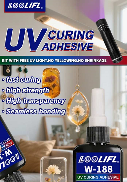 Ρητίνη LOOLIFL UV,50g υψηλής στιλπνότητας διάφανη ηλιακή πολυμεριστική κόλλα ενεργοποιημένη από το ηλιακό φως, σκληρή ρητίνη UV