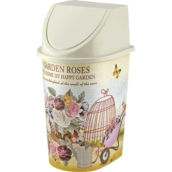 ΚΑΔΟΣ ΑΠΟΡΡΙΜΜΑΤΩΝ ΠΛΑΣΤΙΚΟ 13LT Υ42x20x20cm Νο32-800-0738 ΔΙΑΦΟΡΑ ΣΧΕΔΙΑ