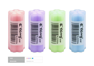 ΓΟΜΑ YALONG ΛΟΥΛΟΥΔΙ 4 ΧΡΩΜΑΤΑ YL221516